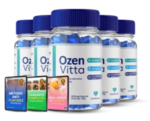 Kit Familiar de 5 Potes de Ozenvitta (Leve 5 Pague 3) com Ebooks Bônus inclusos